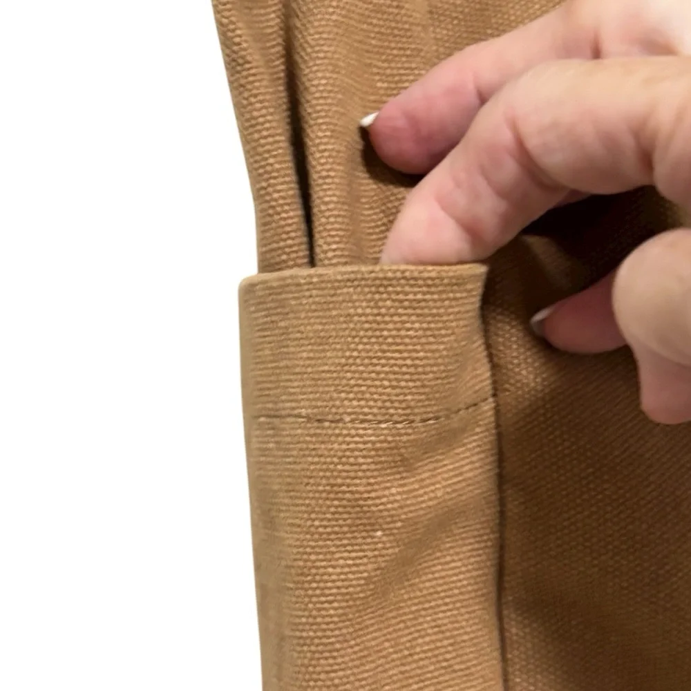 PRAGMA STYLE - DARK TAN CANVAS - THE CONVERTA BAG - NWOT - MEDIUM‎ SIZE - S3